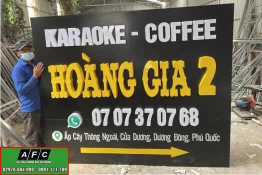 Thi Cong Bang Hieu Caraoke Coffee Phu Quoc