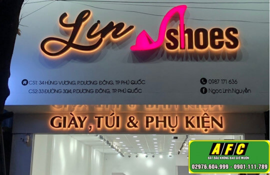 Thi Cong Bang Hieu Lin Shoes Phu Quoc